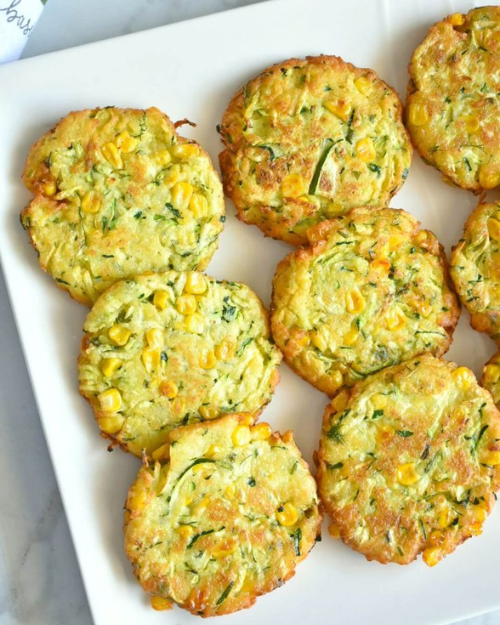 ZUCCHINI CORN FRITTERS