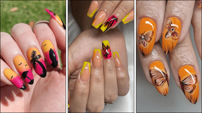 Sunset Nails