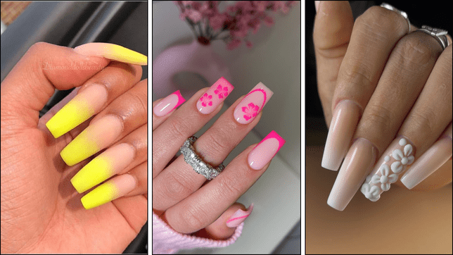 Summer Acrylic Nails 