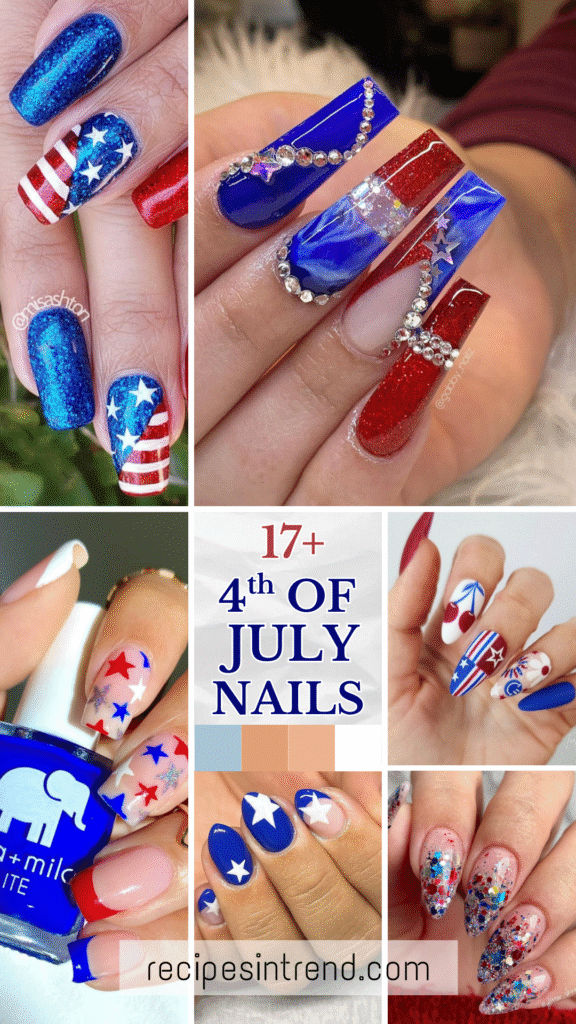 4th of July Nails