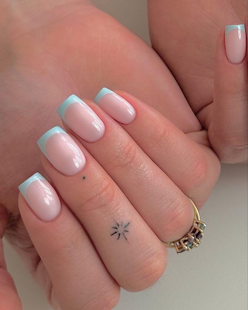 Summer French Tip Nails