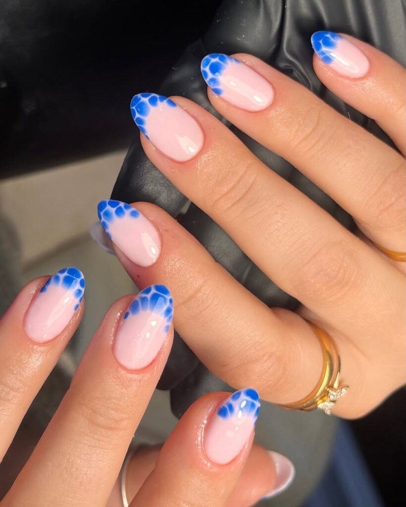 Summer French Tip Nails