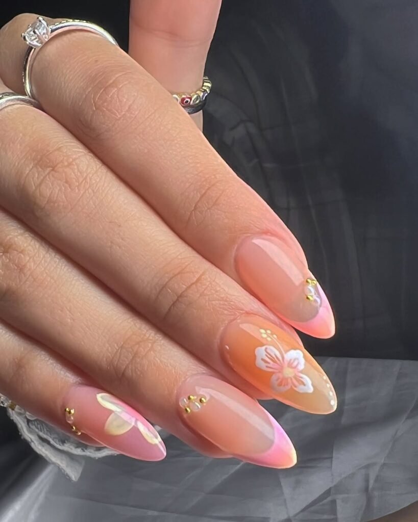Sunset Nails