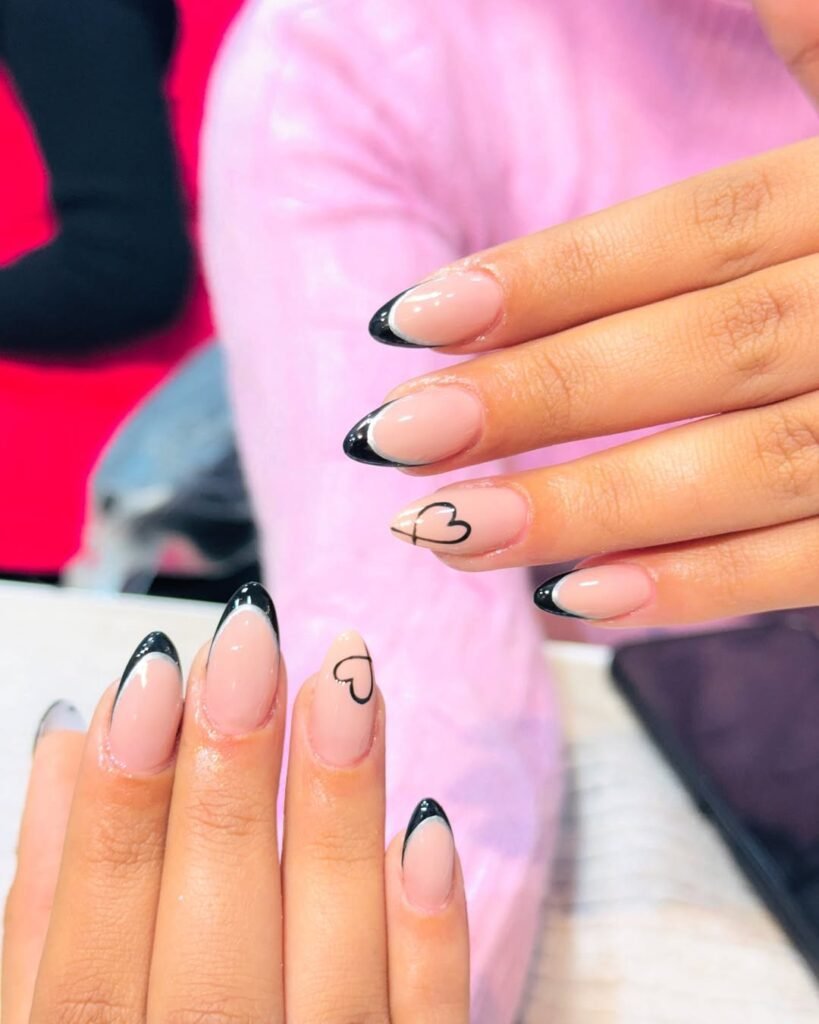 Summer French Tip Nails