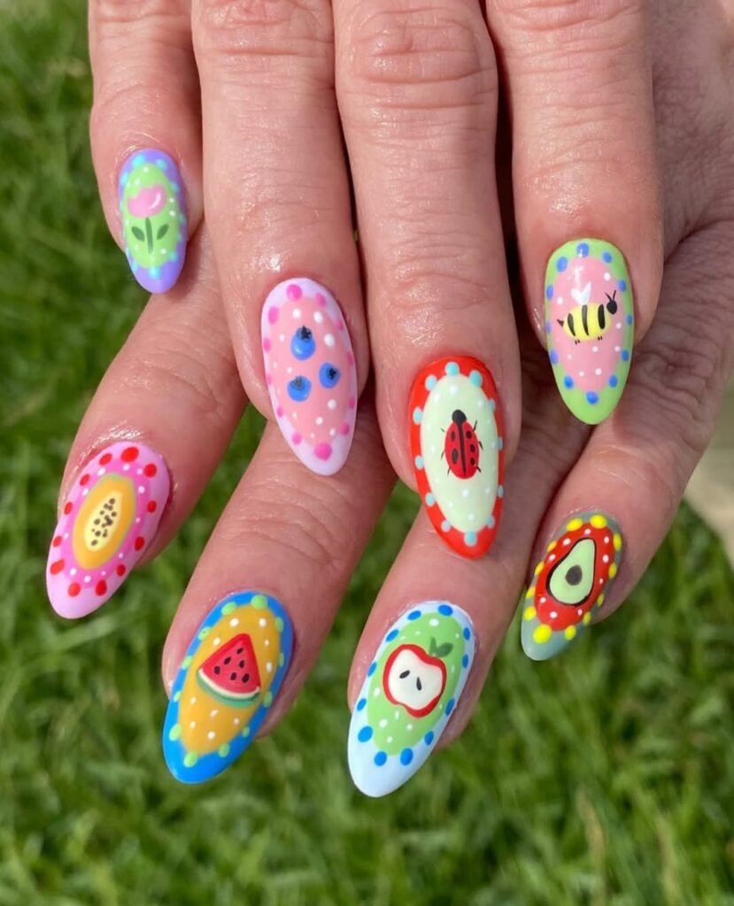 Watermelon Nails
