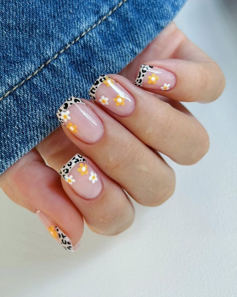 Summer French Tip Nails