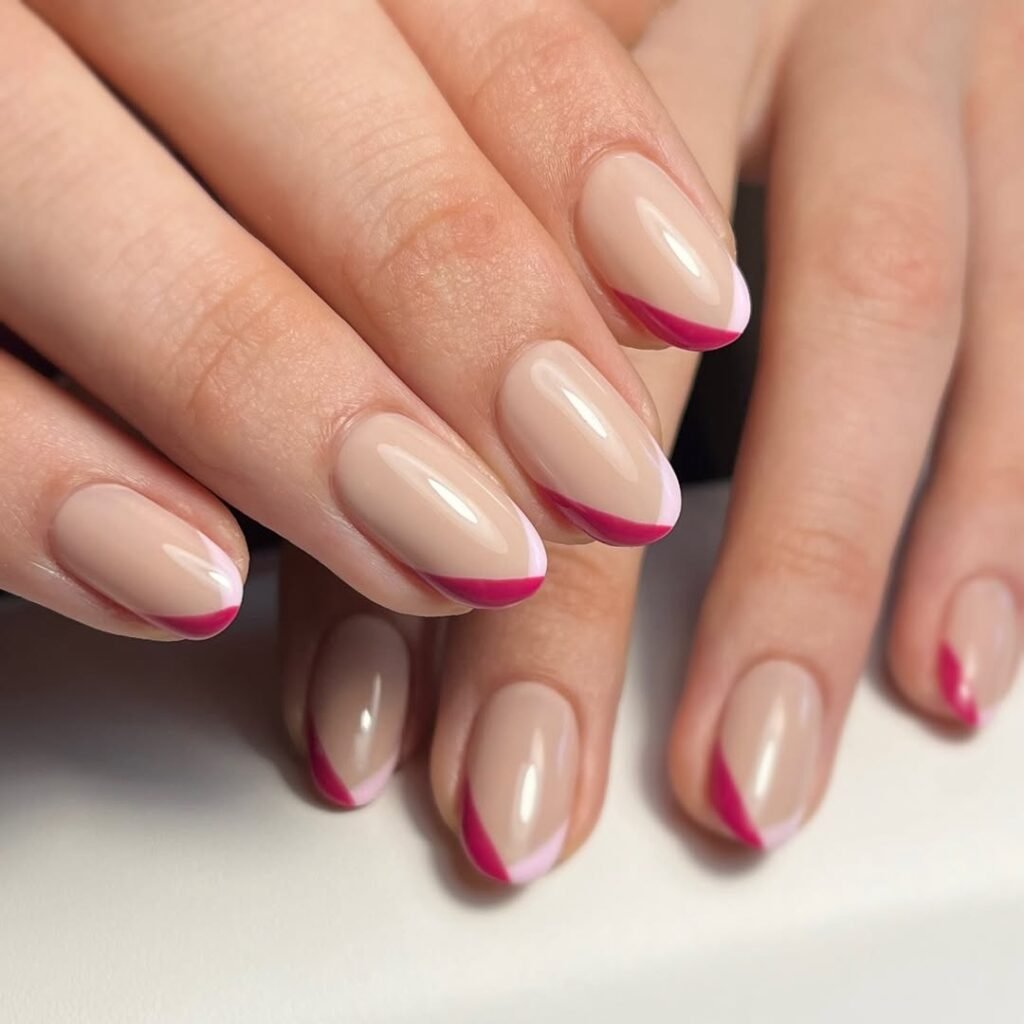 Summer French Tip Nails