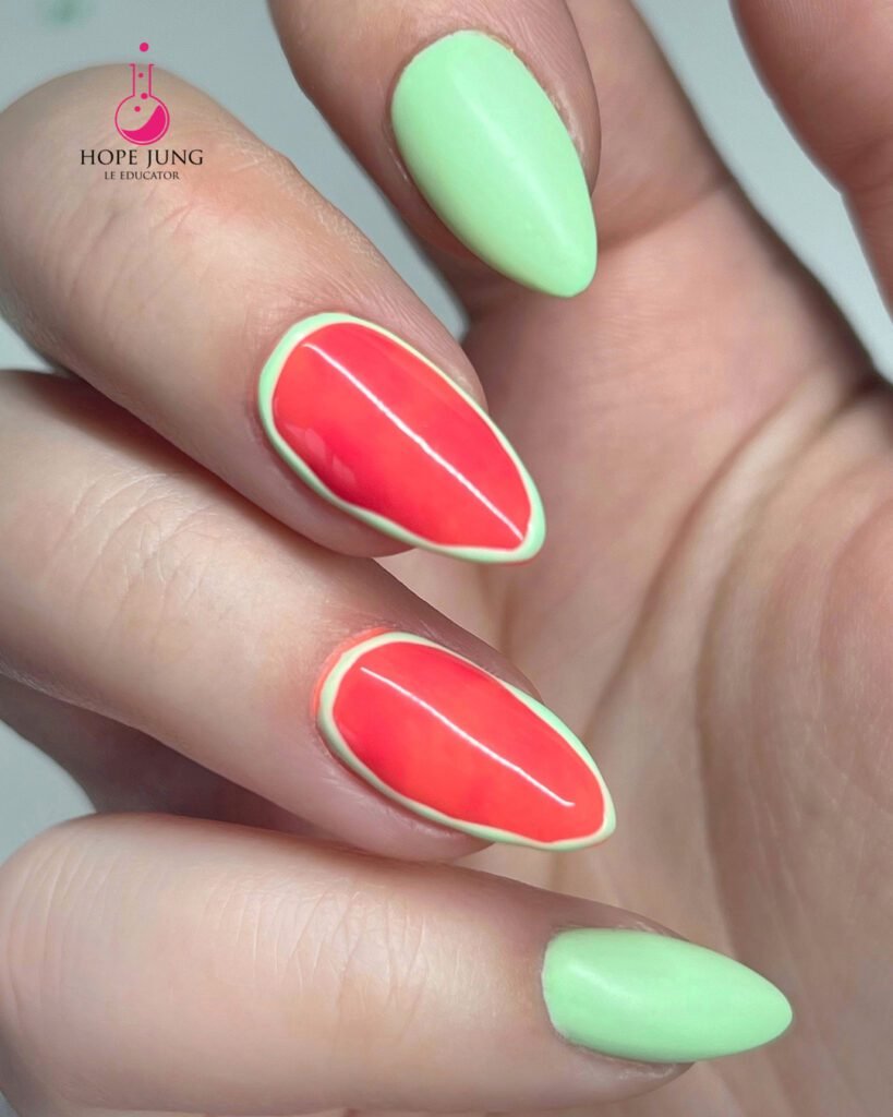 Watermelon Nails