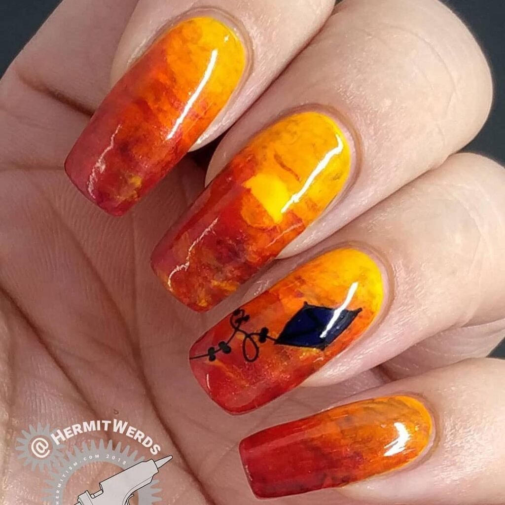 Sunset Nails