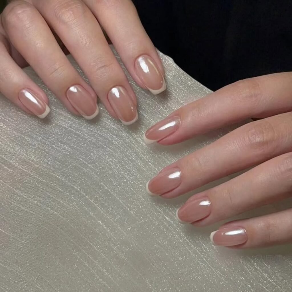 Summer French Tip Nails