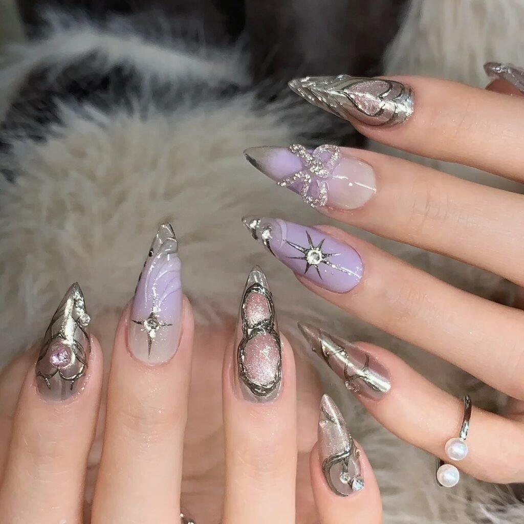 Metallic Nails