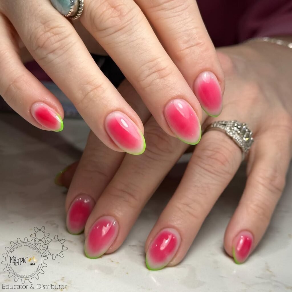 Watermelon Nails