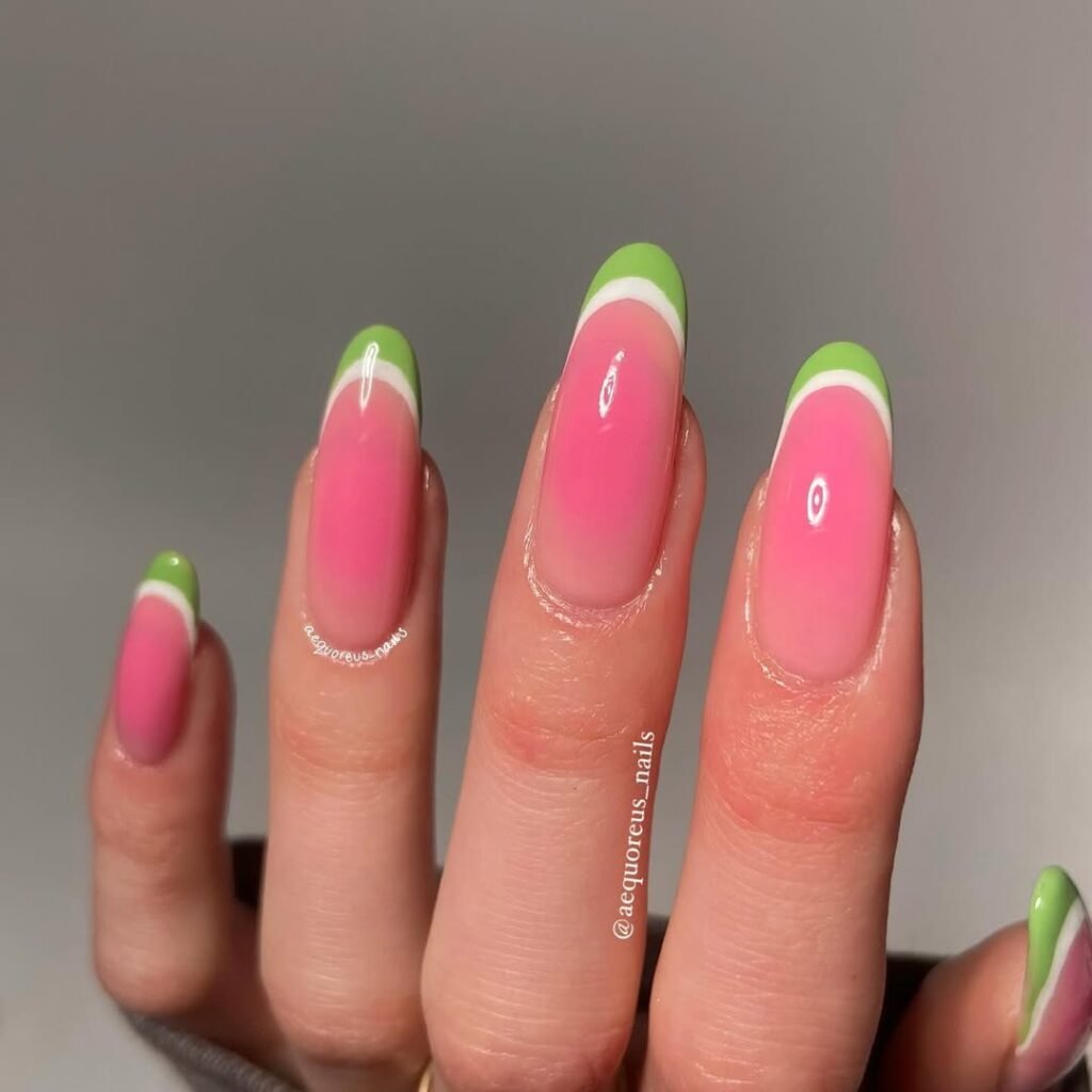 Watermelon Nails