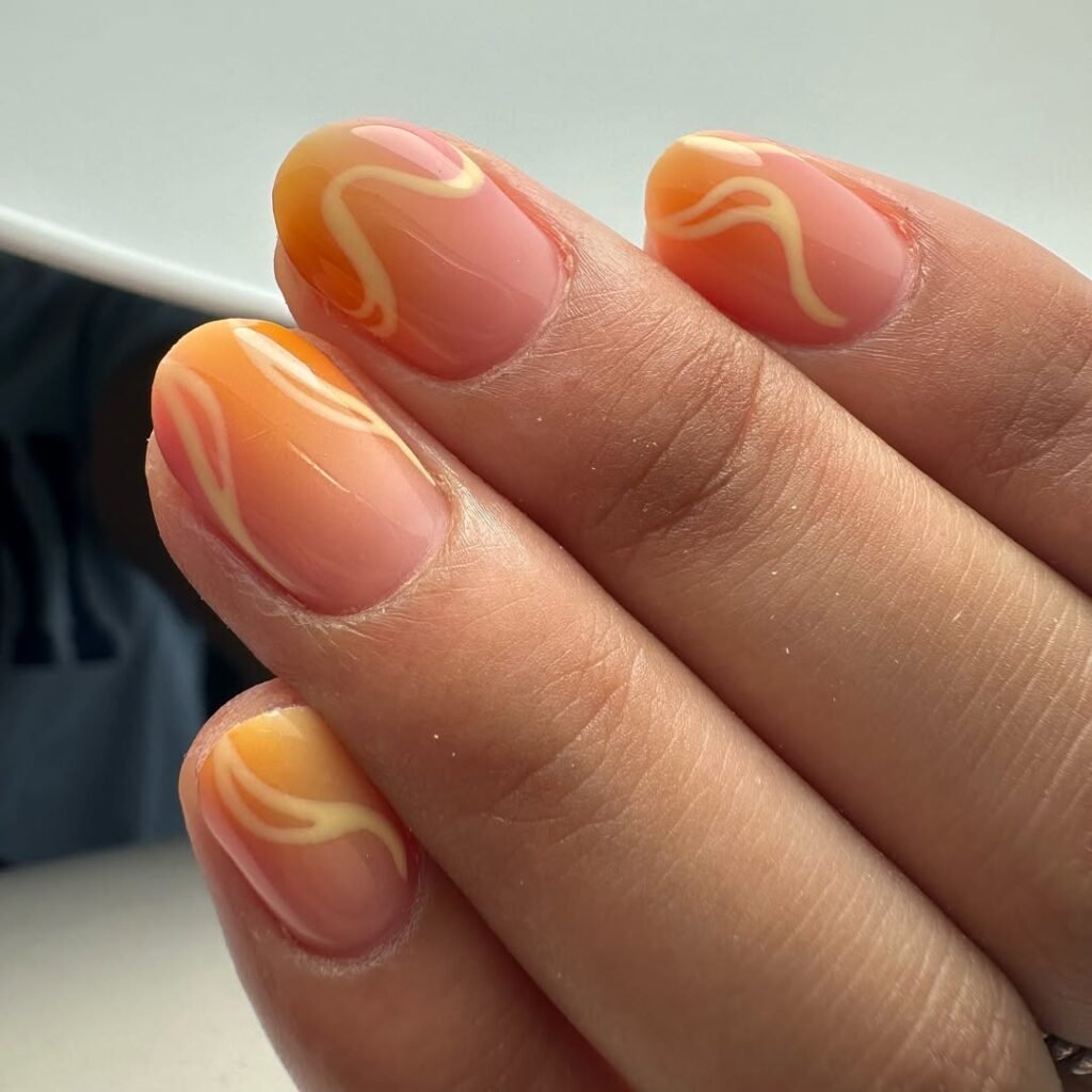 Sunset Nails