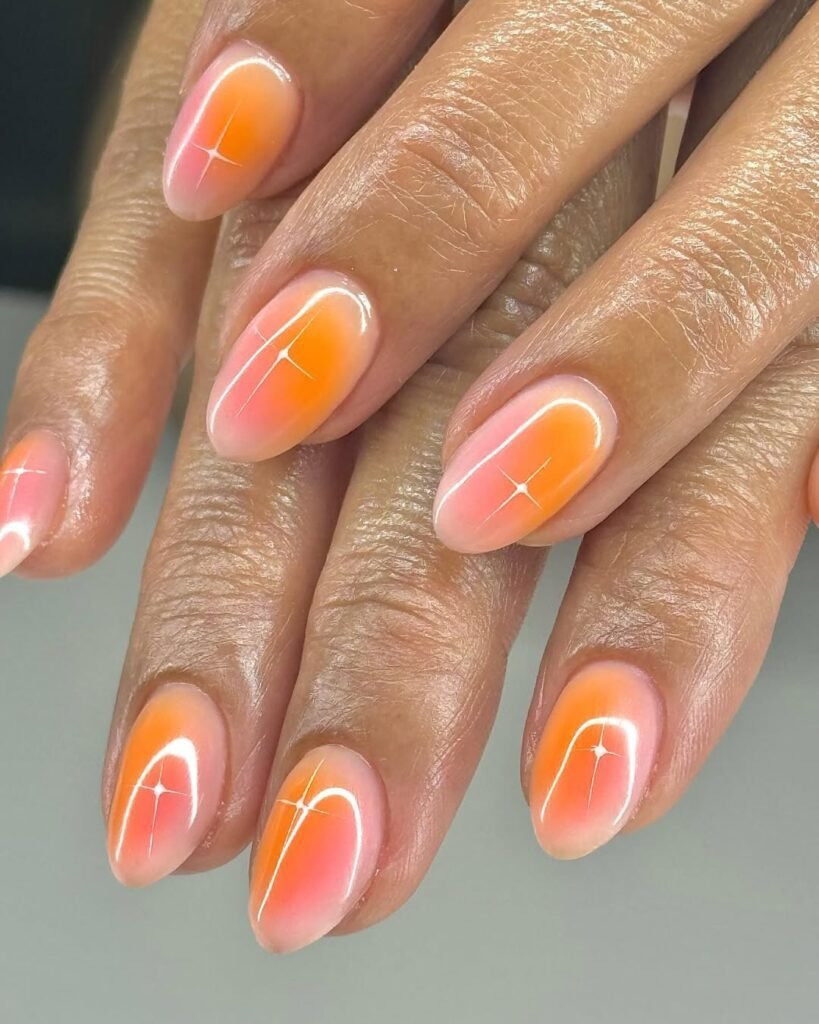 Sunset Nails
