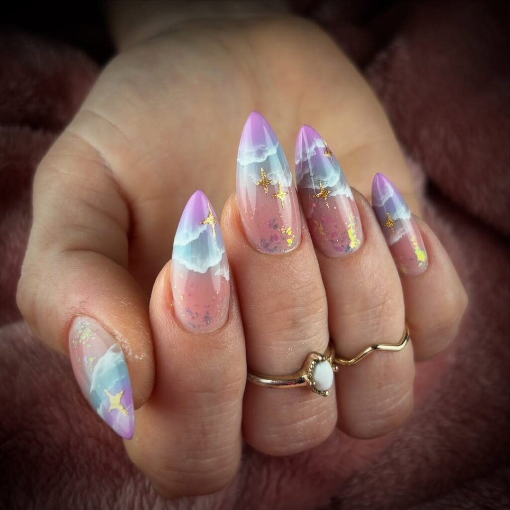 Sunset Nails