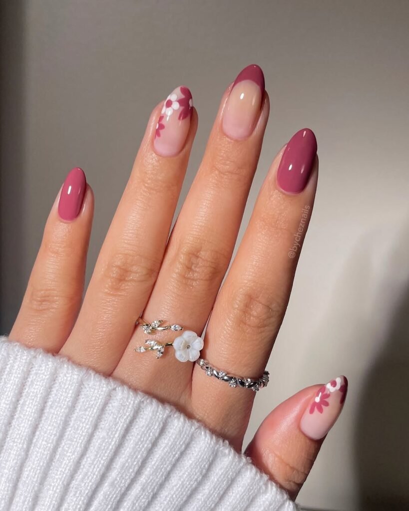 Summer French Tip Nails