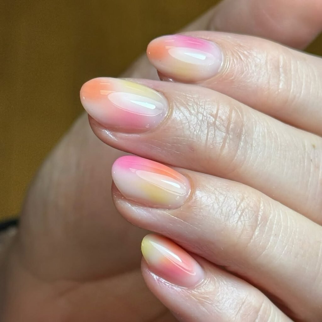 Sunset Nails