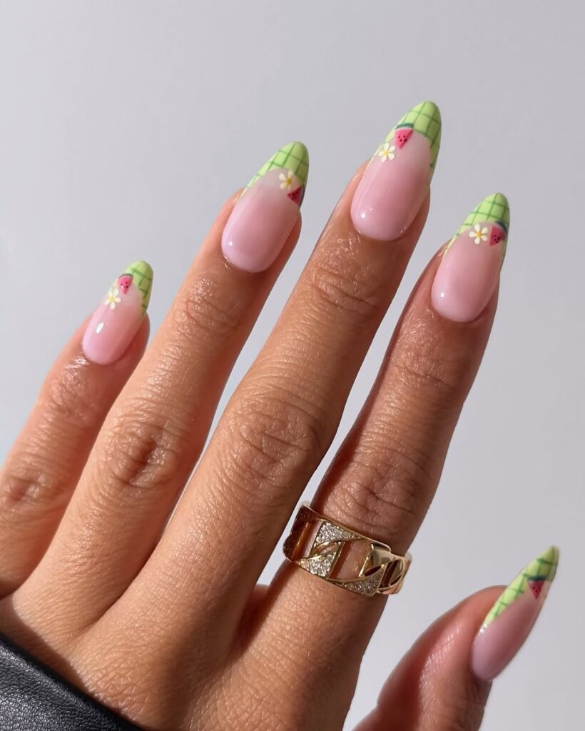 Watermelon Nails