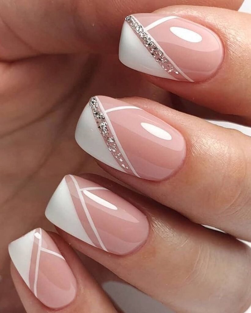 Summer French Tip Nails