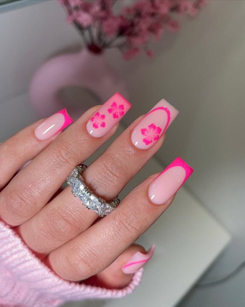 Summer Acrylic Nails