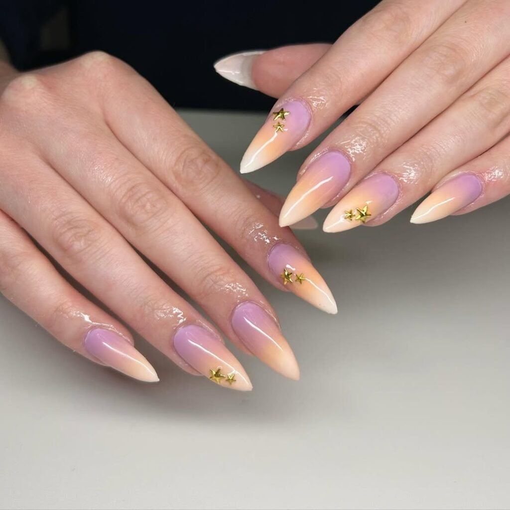 Sunset Nails